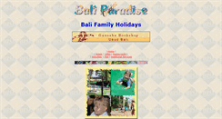 Desktop Screenshot of family-holidays.bali-paradise.com