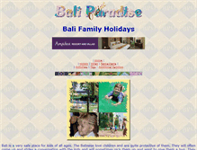 Tablet Screenshot of family-holidays.bali-paradise.com